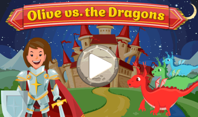 1.RF.2.a Olive vs. The Dragons Game